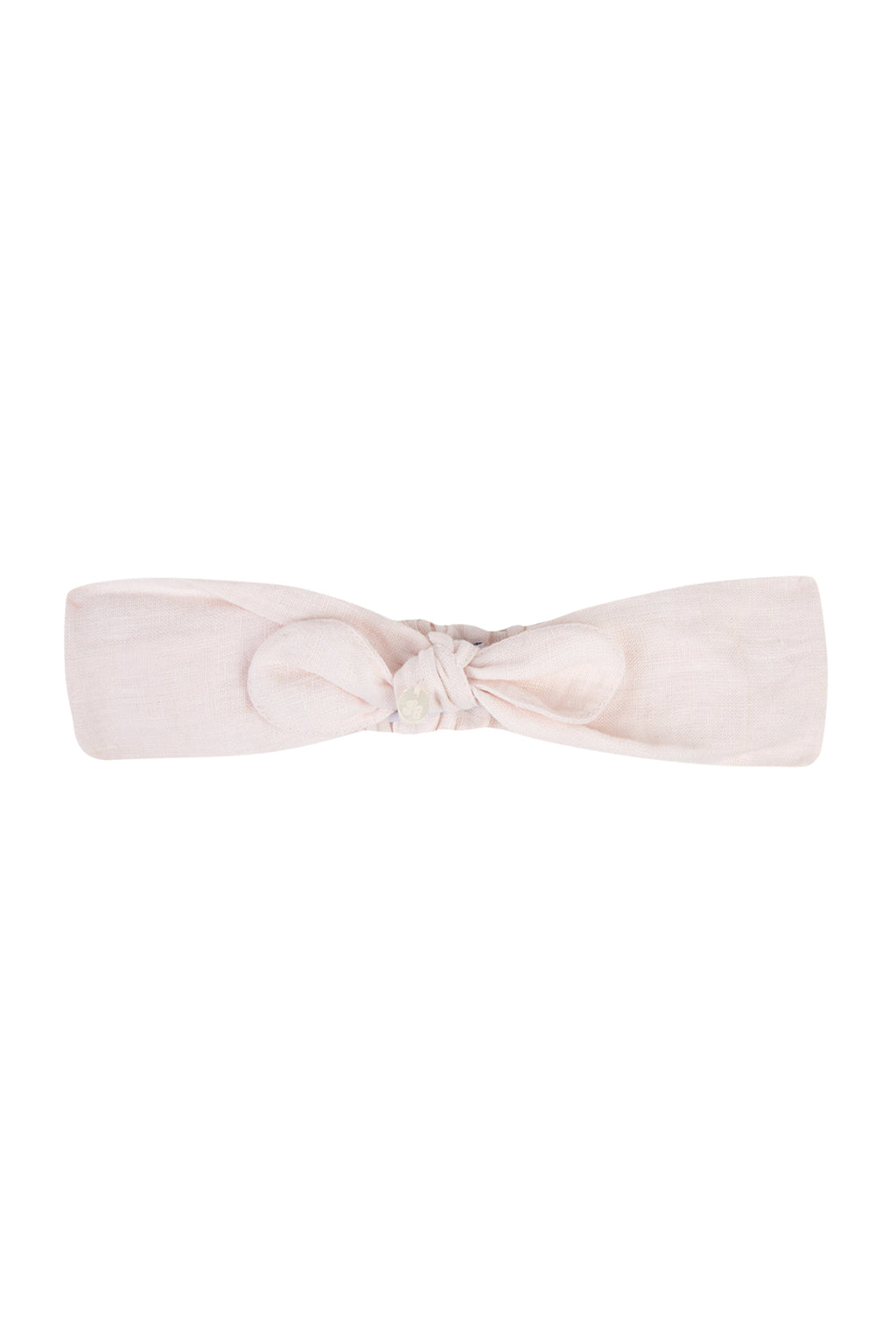 Headband - Pale pink Linen