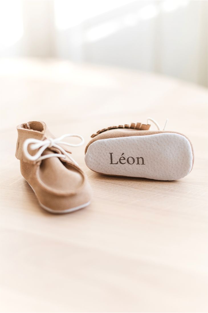 Slippers Personalized - Beige