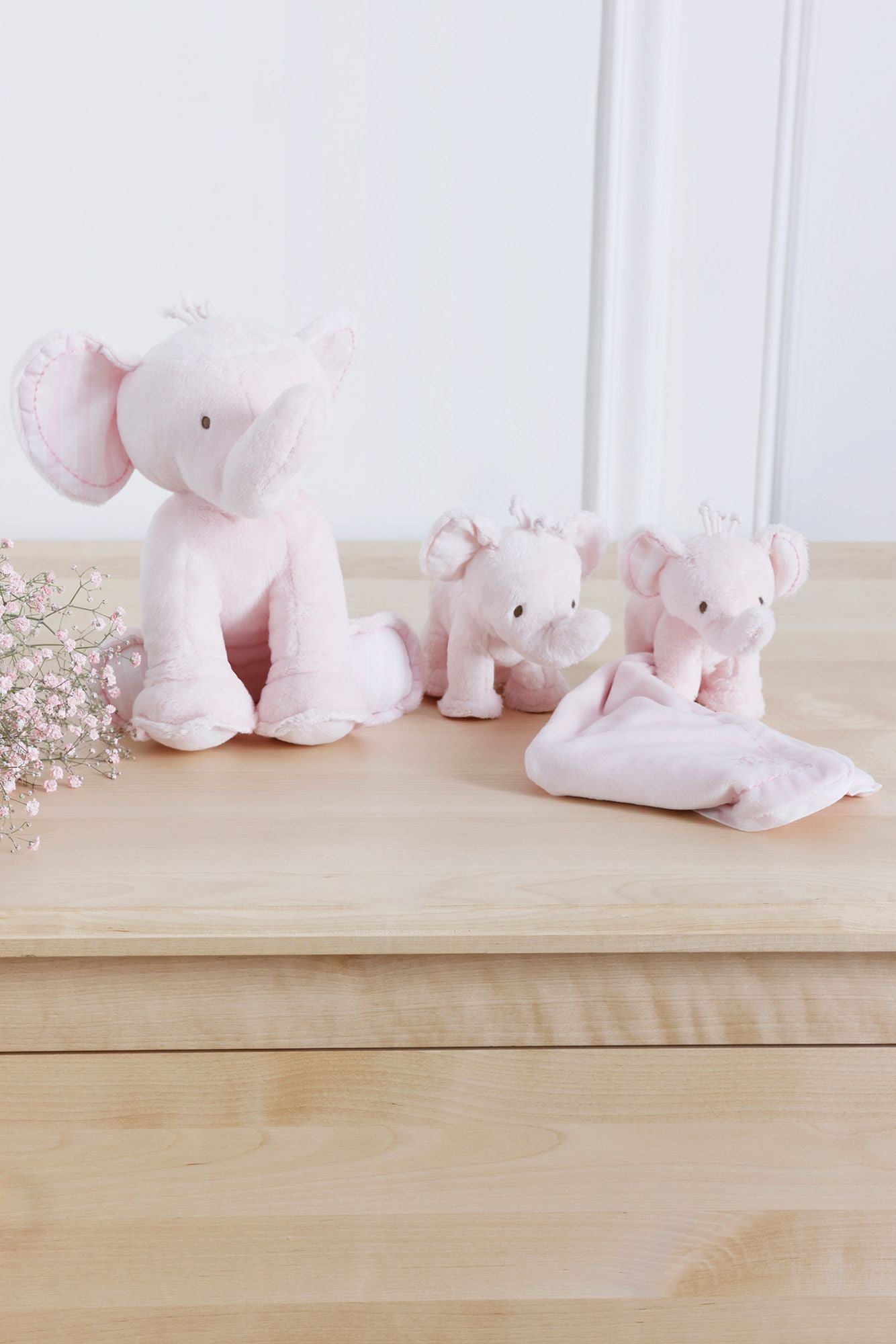 【最終出品】Tartine et Chocolat 140 セット Ferdinand the Elephant - Comforter Pink very soft unisex | Tartine