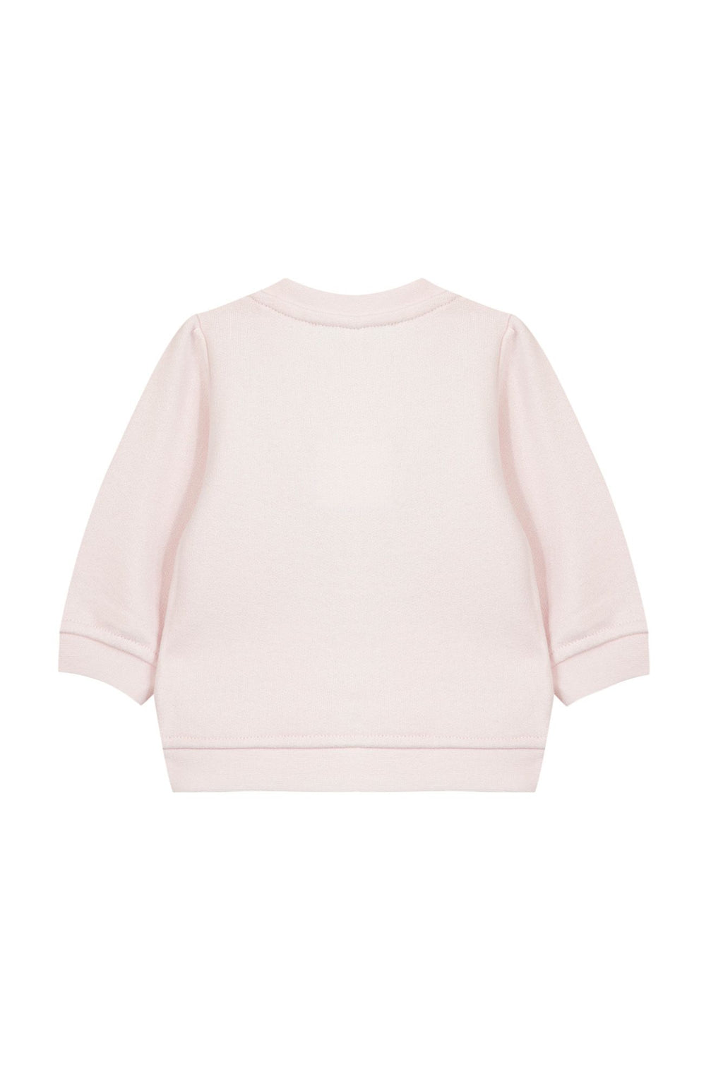 Sweat-shirt - Molleton rose pâle monogramme